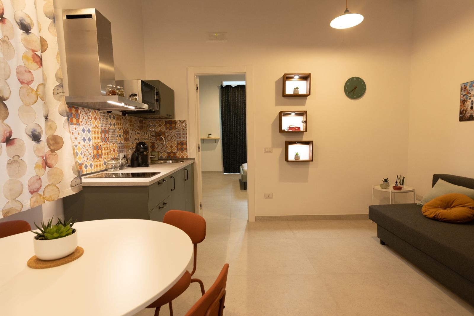Soggiorno con cucina